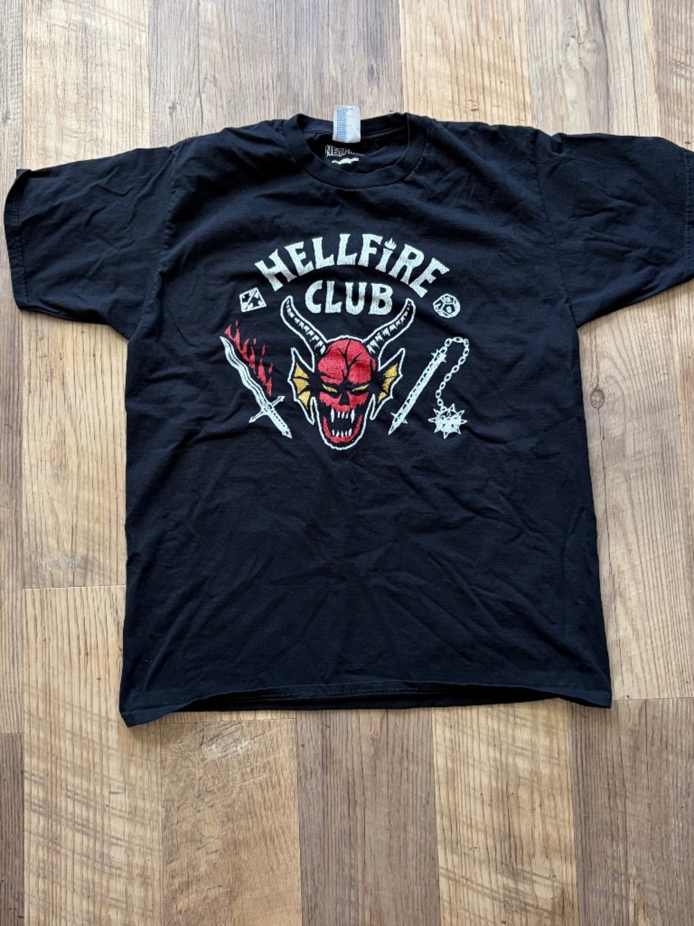 Netflix Stranger Things Hellfire Club Graphic Tee